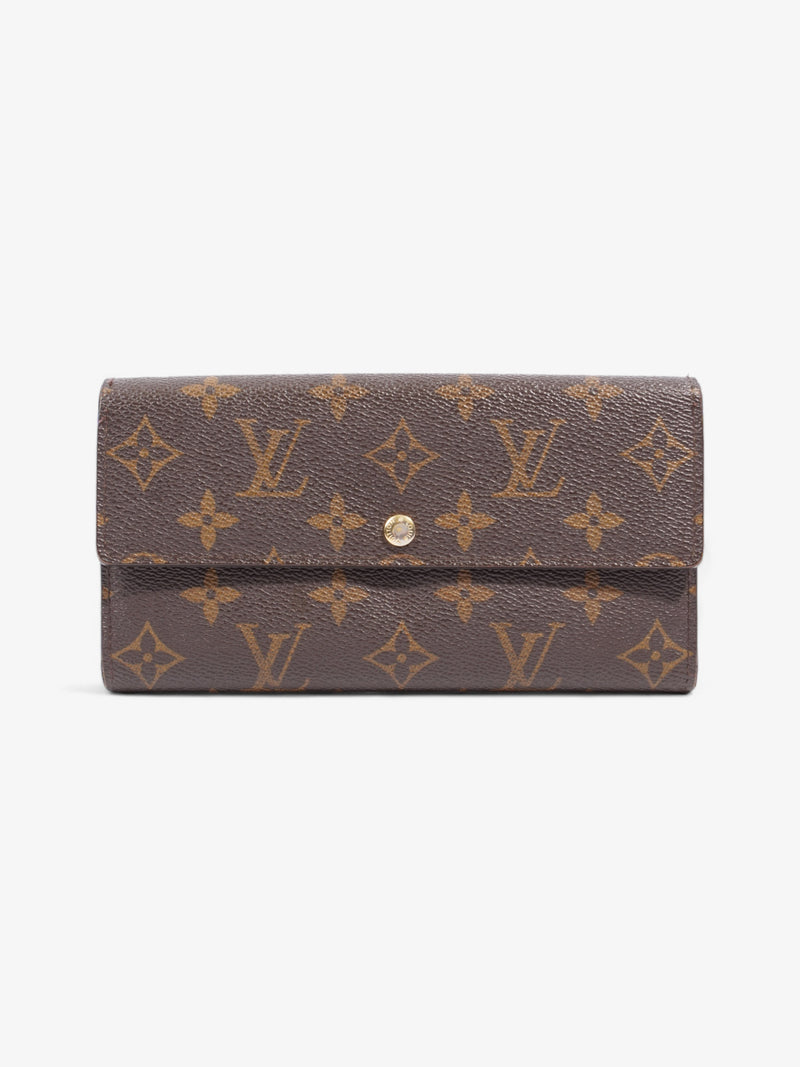  Louis Vuitton Sarah Wallet Monogram Coated Canvas