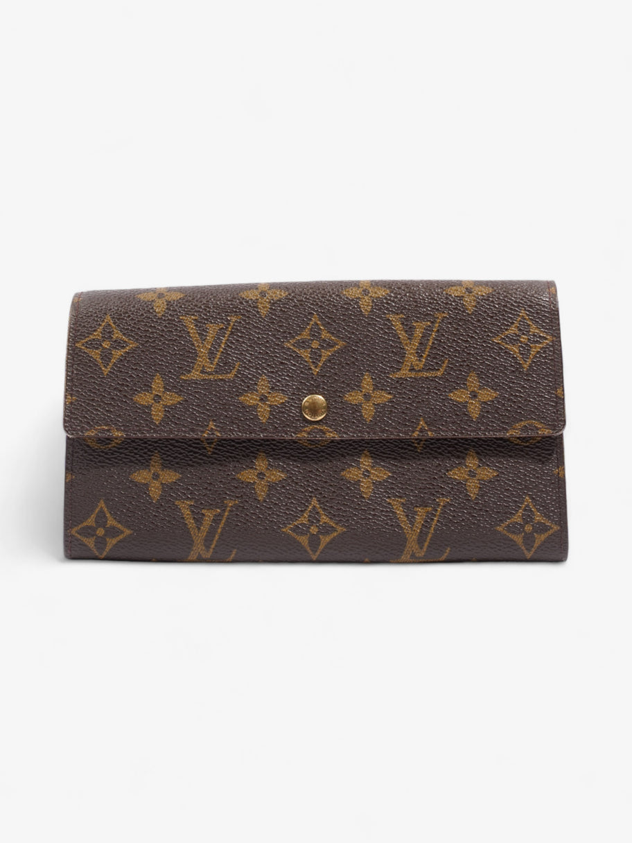 Louis Vuitton Portefeuille International Wallet Monogram Coated Canvas Image 1