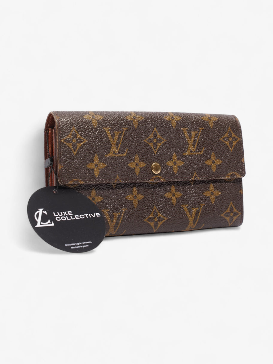 Louis Vuitton Portefeuille International Wallet Monogram Coated Canvas Image 9