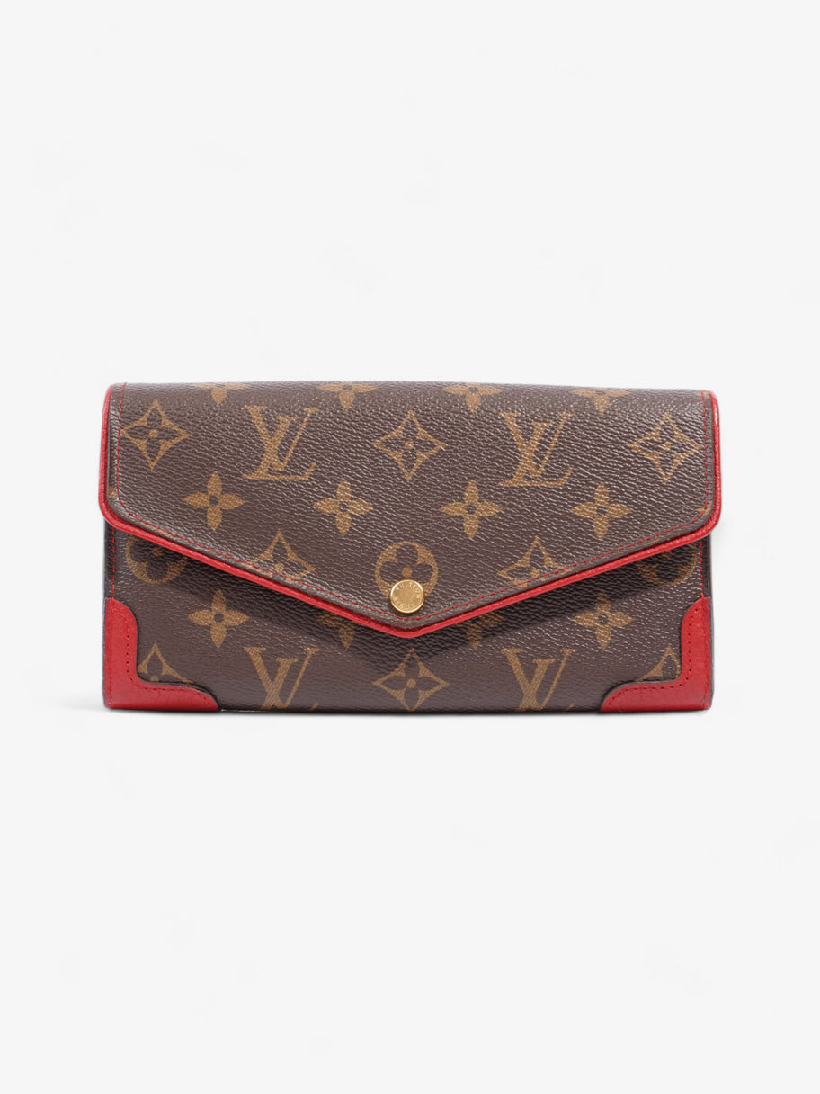 Louis Vuitton Portefeuille Sarah Retiro Monogram / Red Coated Canvas Image 1