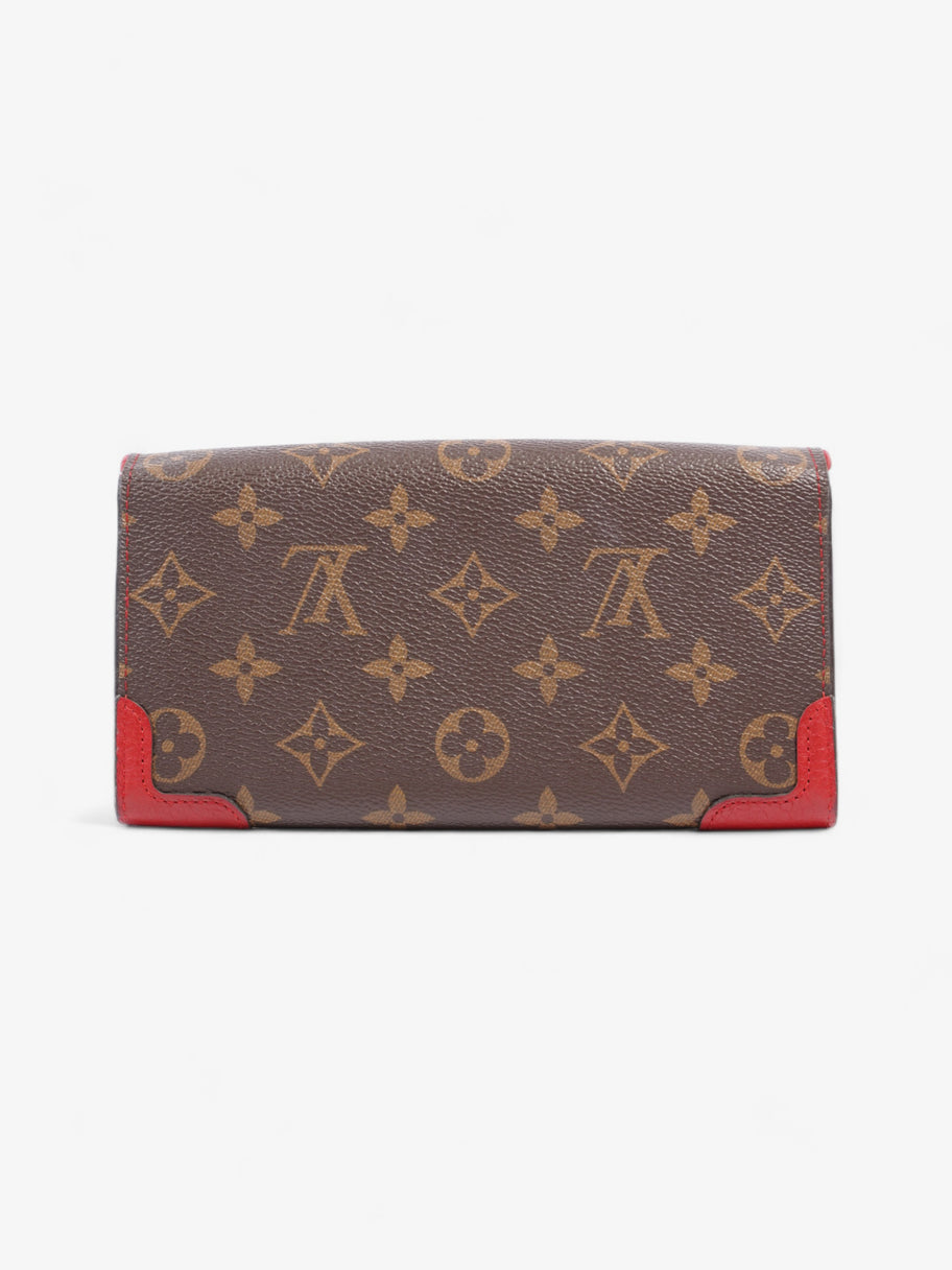 Louis Vuitton Portefeuille Sarah Retiro Monogram / Red Coated Canvas Image 2