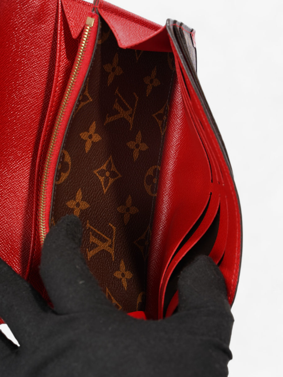 Louis Vuitton Portefeuille Sarah Retiro Monogram / Red Coated Canvas Image 6