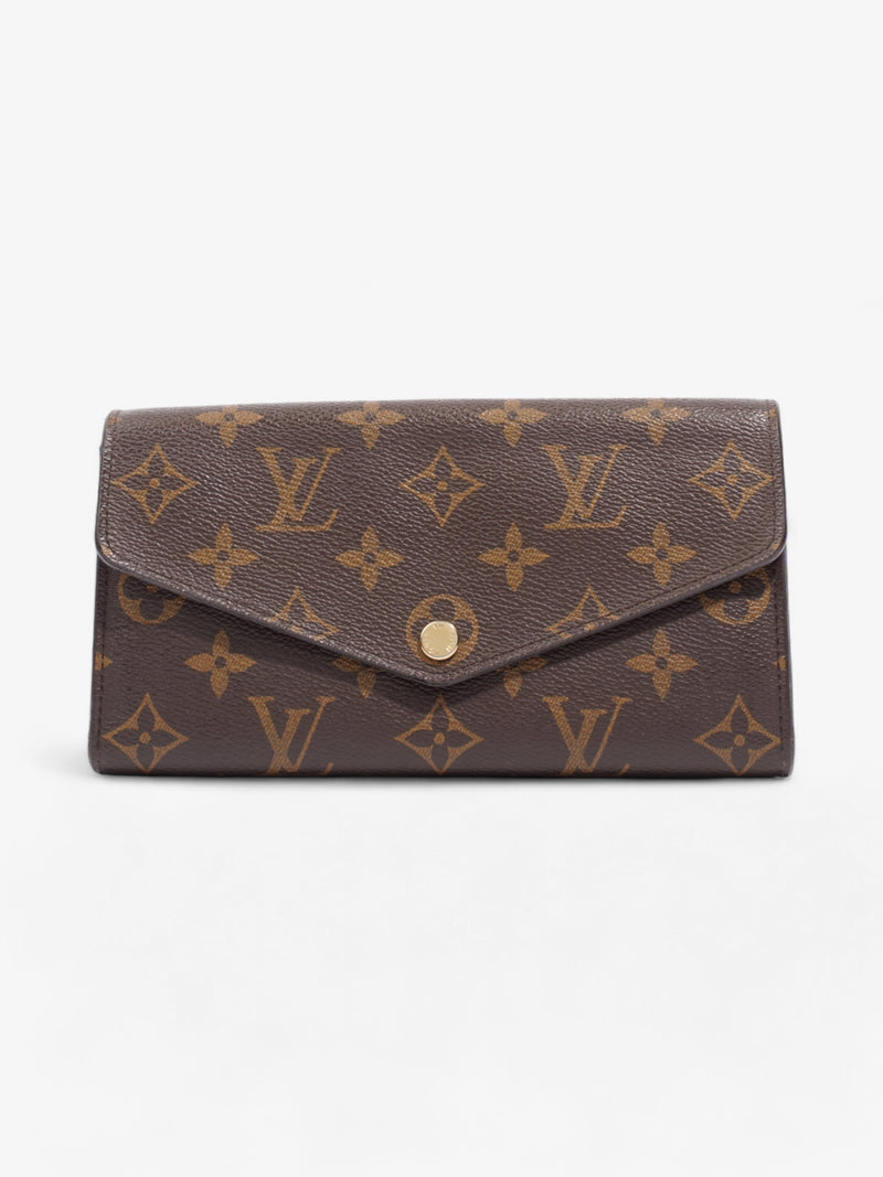  Louis Vuitton Sarah Wallet Monogram Coated Canvas