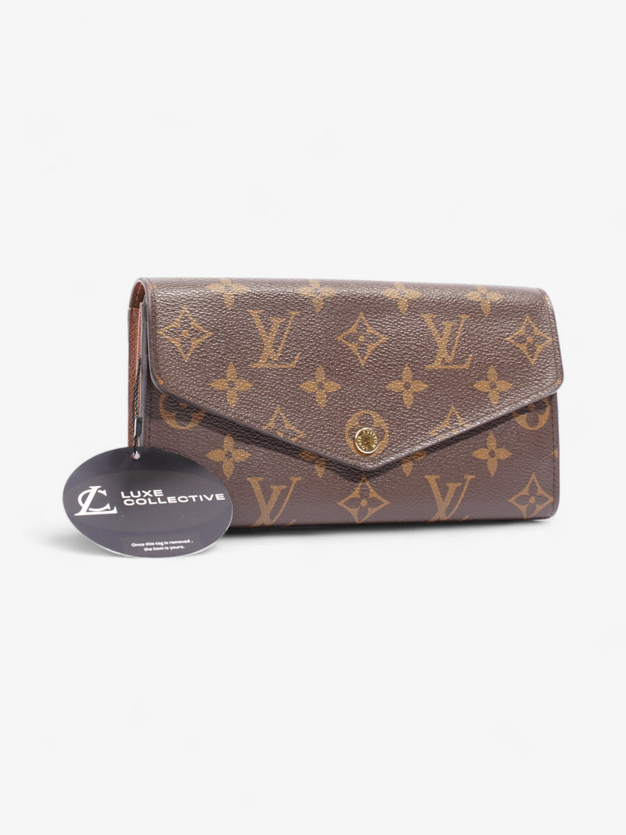 Louis Vuitton Sarah Wallet Monogram Coated Canvas Image 9