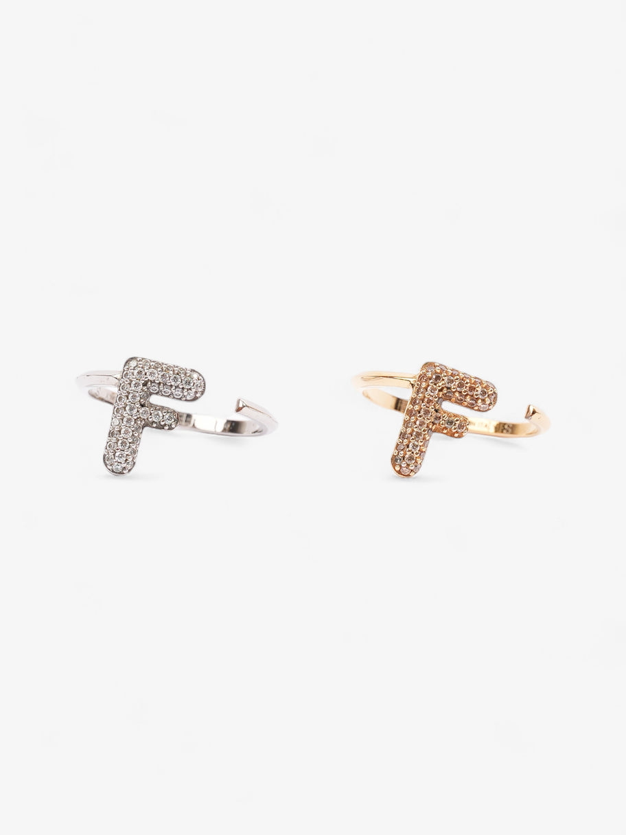 Fendi FF Rings Gold / Silver Base Metal Small Image 1