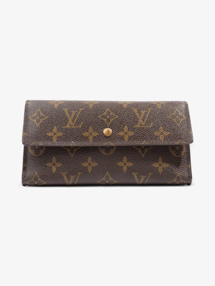 Louis Vuitton Portefeuille International Wallet Monogram Coated Canvas Image 1