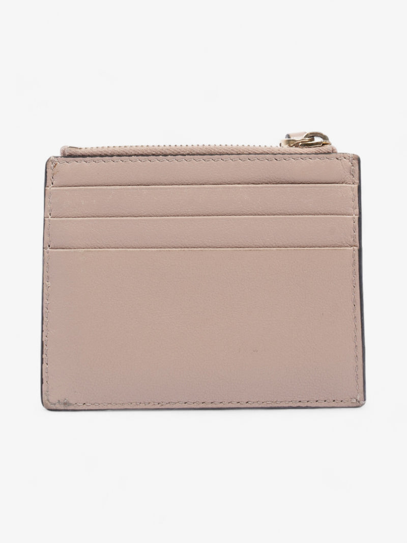  Valentino Rockstud Card Holder Poudre Leather