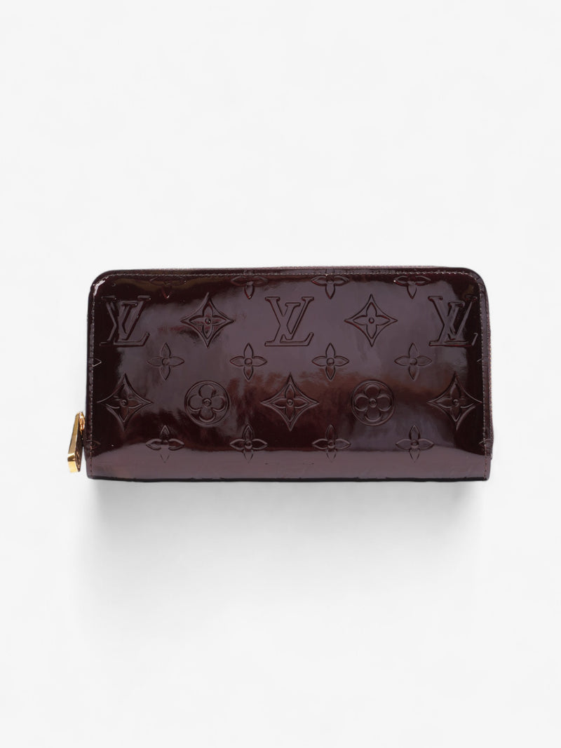  Louis Vuitton Zippy Wallet  Amarante Vernis Leather