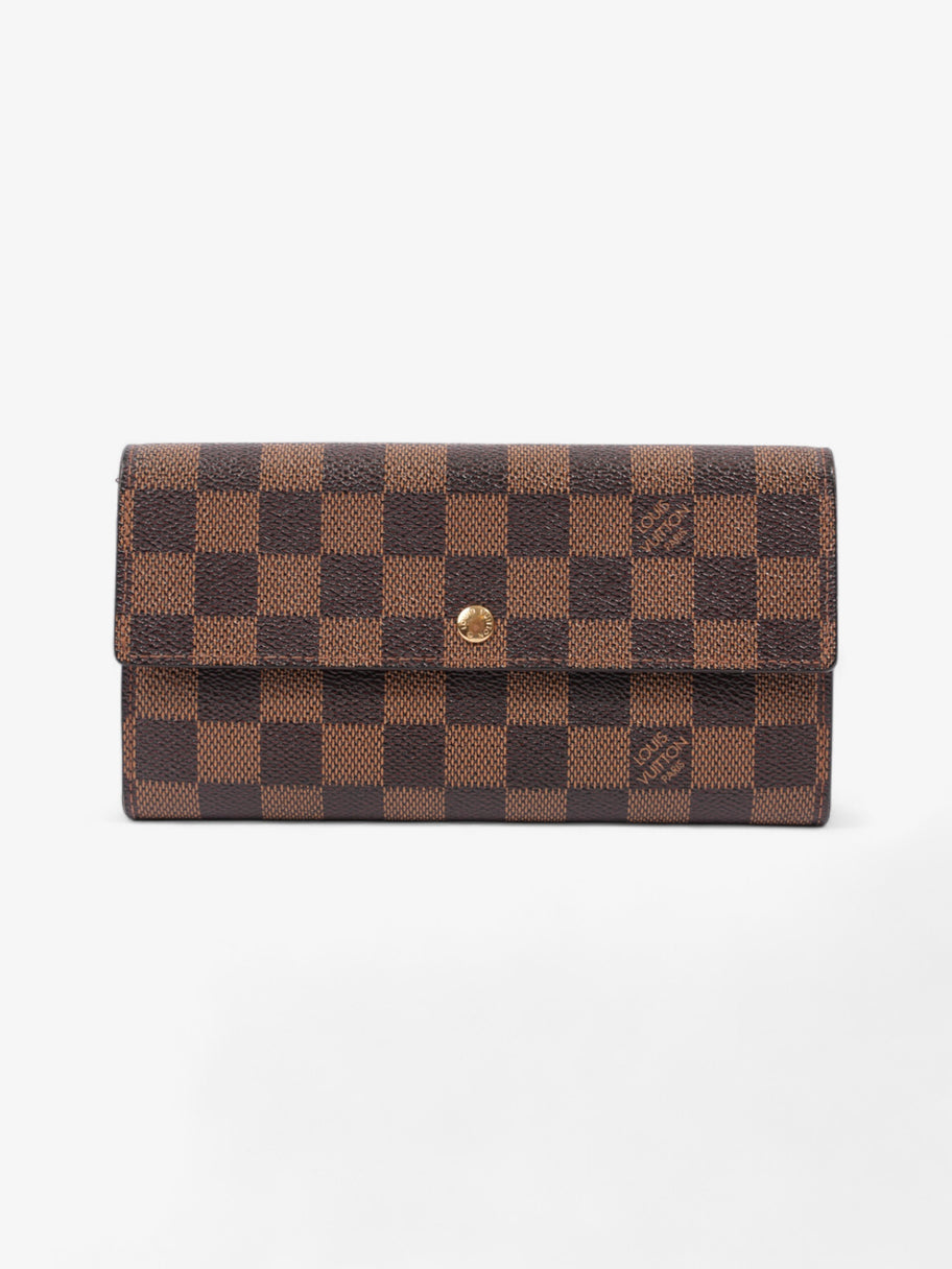 Louis Vuitton Portefeuille International Wallet Damier Ebene Coated Canvas Image 1