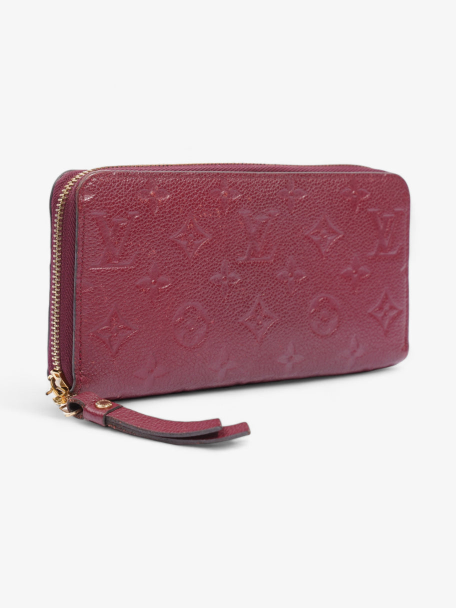 Louis Vuitton Zippy Wallet Maroon  Empreinte Leather Image 3