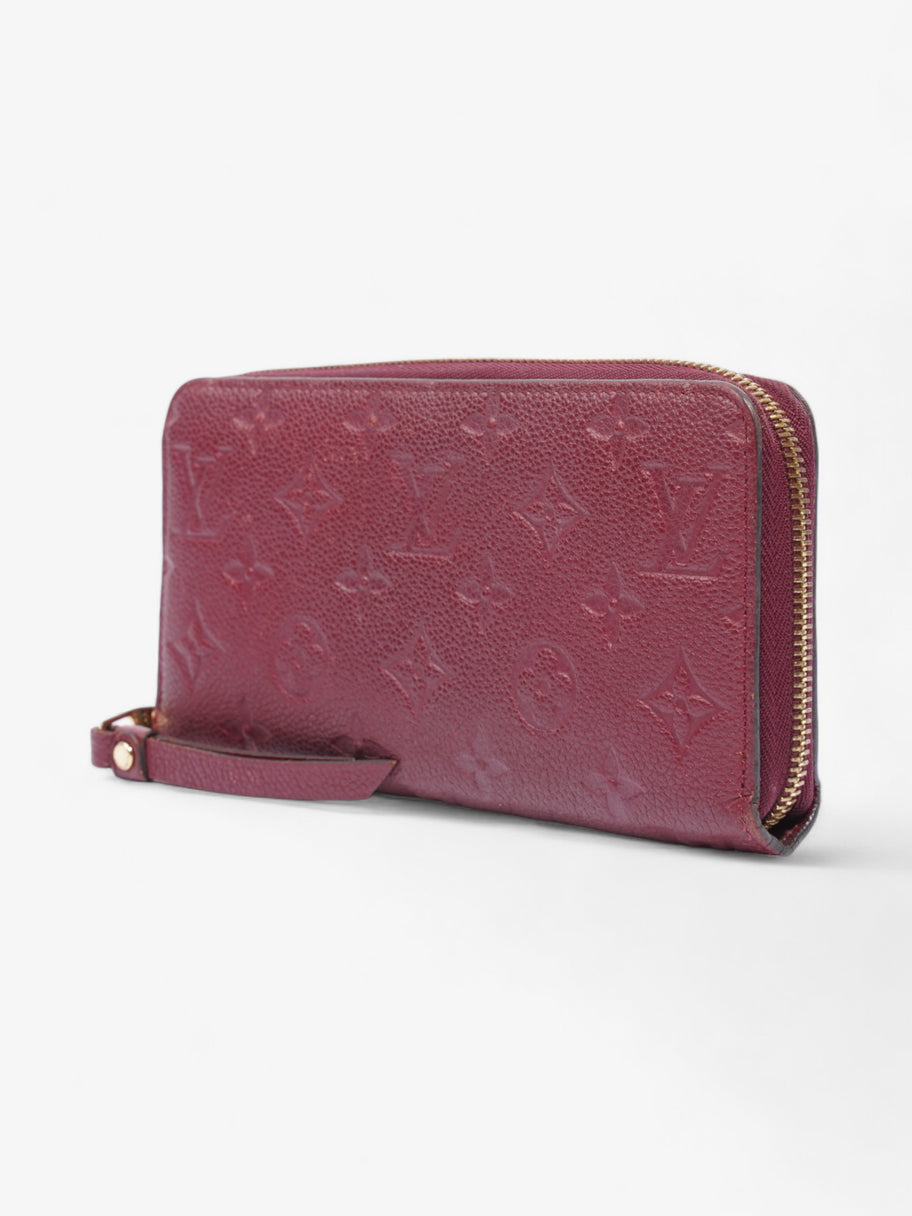 Louis Vuitton Zippy Wallet Maroon  Empreinte Leather Image 4