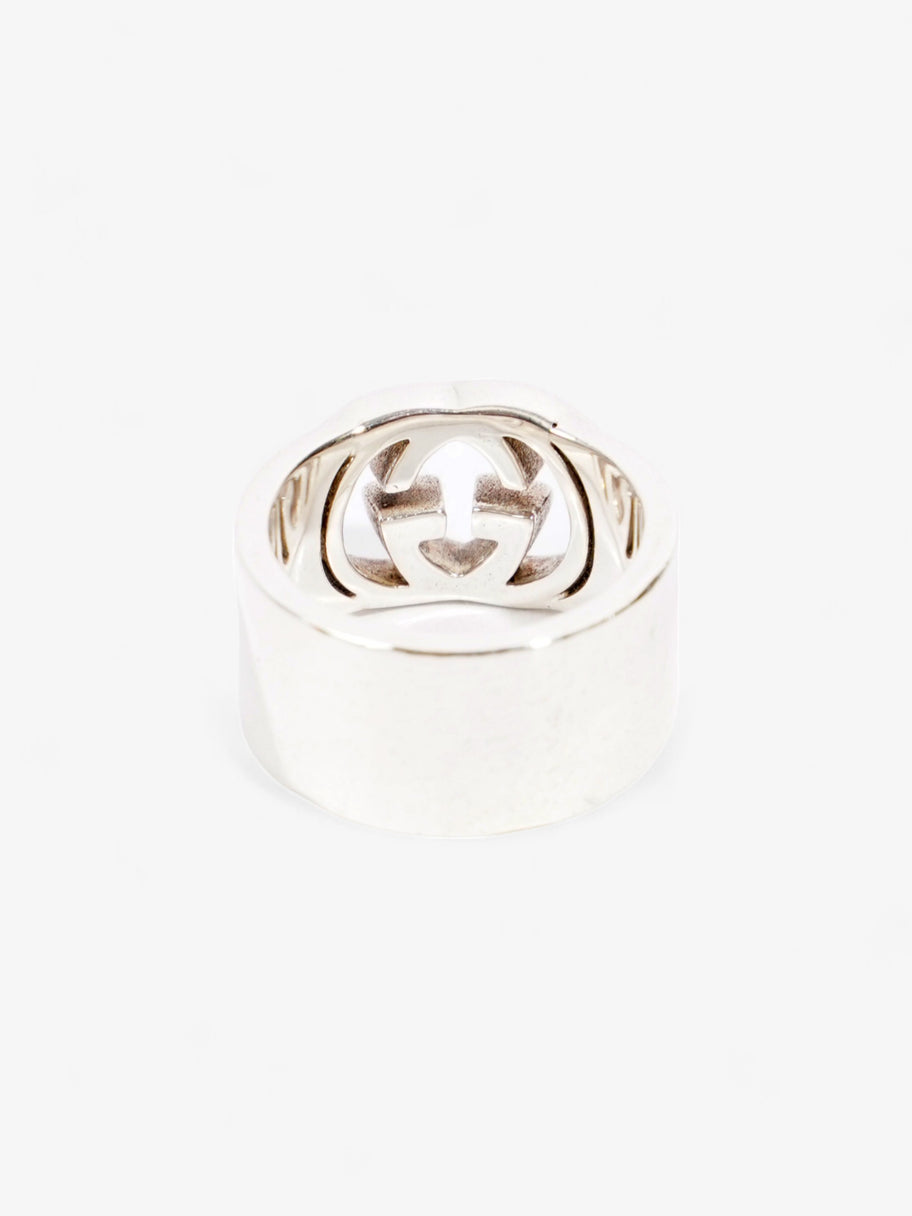 Gucci Interlocking G Ring Silver Silver Sterling 51mm Luxe Collective