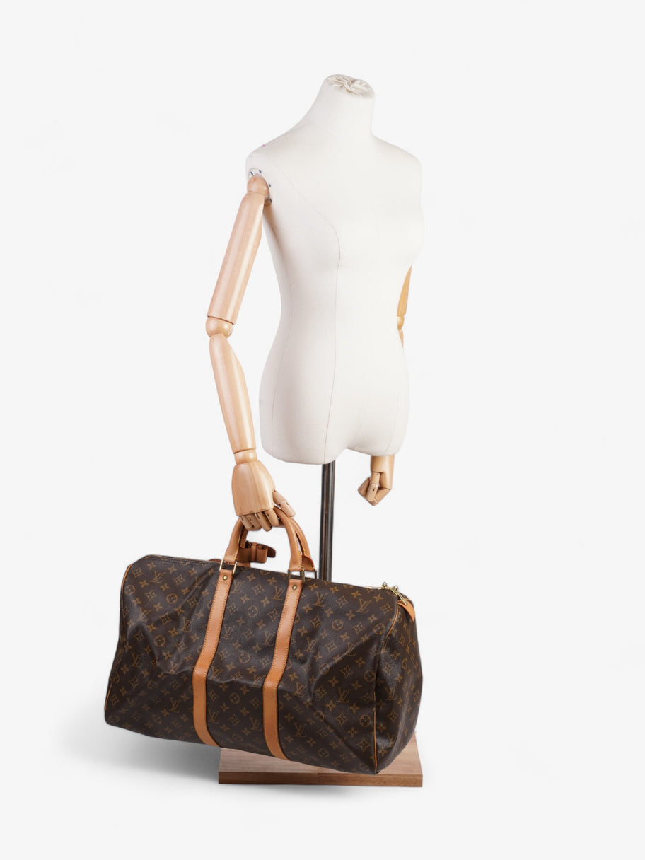 Louis Vuitton Keepall 50 Monogram Coated Canvas Image 2