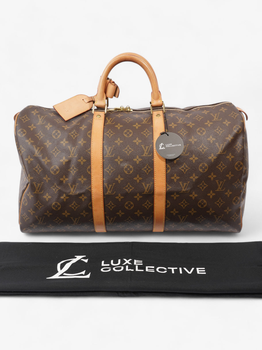 Louis Vuitton Keepall 50 Monogram Coated Canvas Image 10