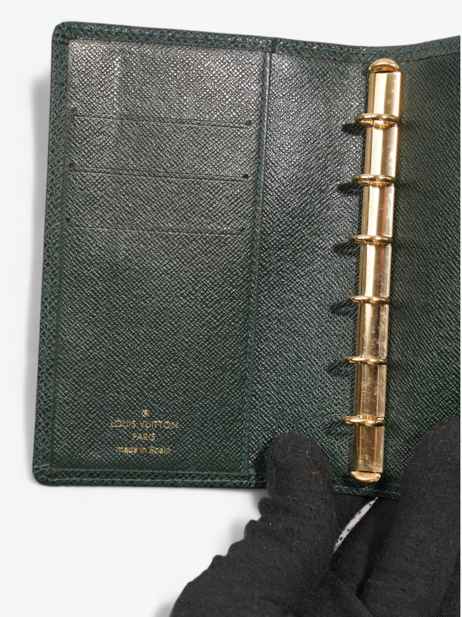 Louis Vuitton Agenda Cover Green Coated Canvas PM Image 6