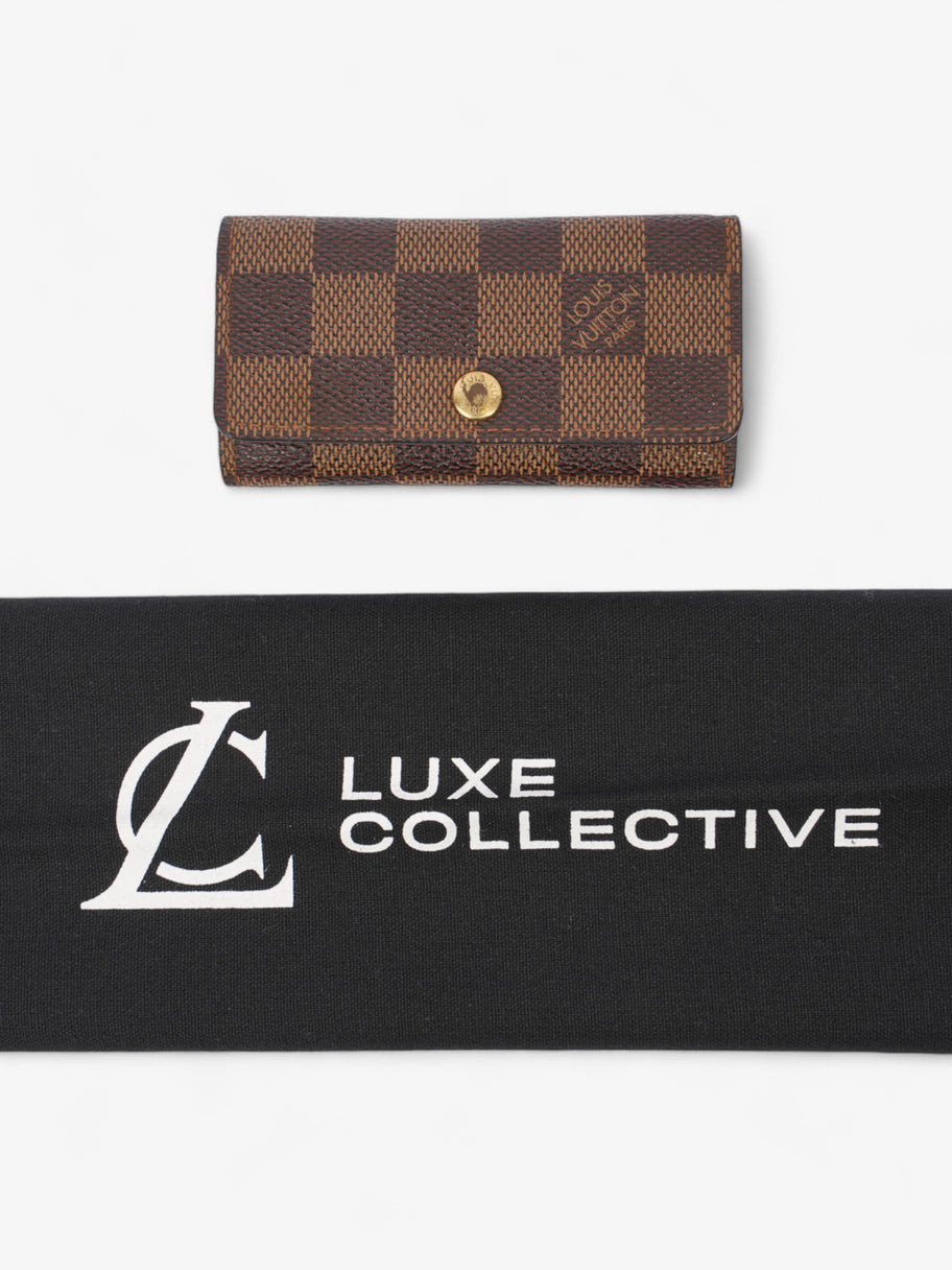 Louis Vuitton Multicles 4 Key Holder Damier Ebene Coated Canvas Image 8