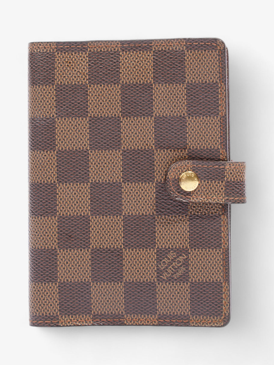 Louis Vuitton Agenda Cover Damier Ebene Coated Canvas PM Image 1