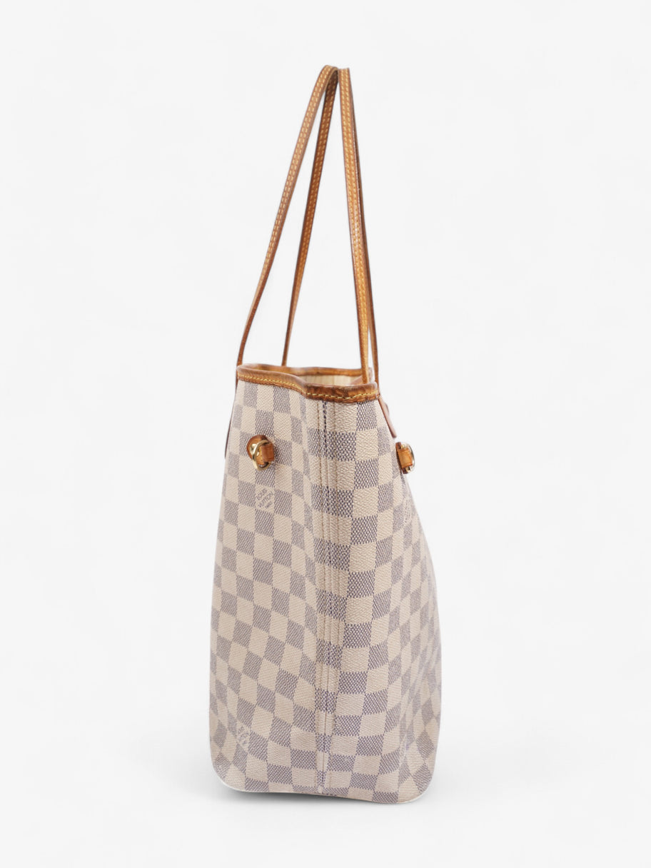 Louis Vuitton Neverfull Damier Azur Coated Canvas MM Image 3