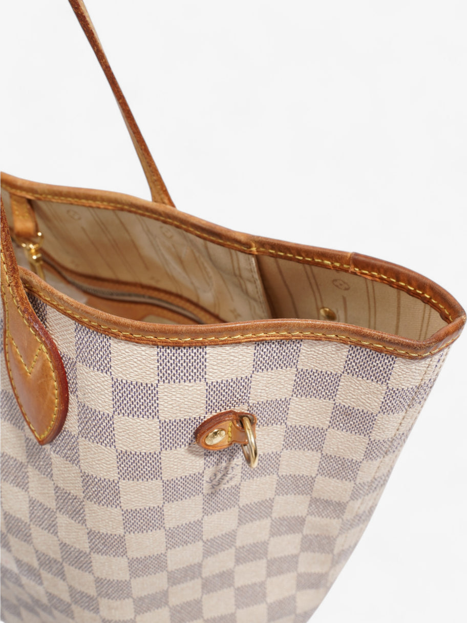 Louis Vuitton Neverfull Damier Azur Coated Canvas MM Image 8