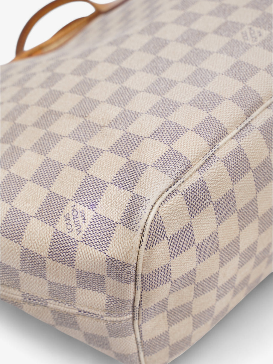 Louis Vuitton Neverfull Damier Azur Coated Canvas MM Image 9