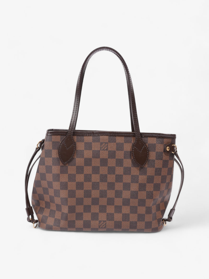  Louis Vuitton Neverfull Damier Ebene Coated Canvas PM