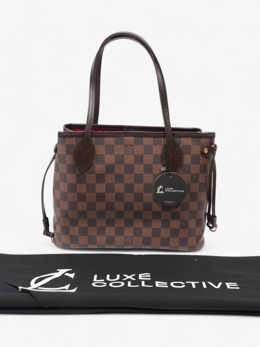 Louis Vuitton Neverfull Damier Ebene Coated Canvas PM Image 9