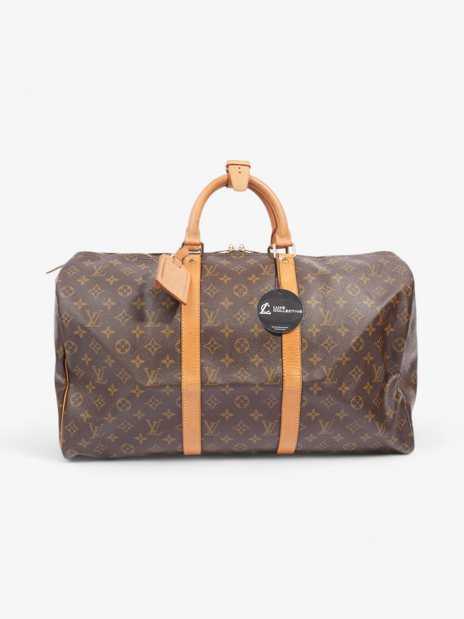 Louis Vuitton Keepall Monogram Coated Canvas 50 Image 8