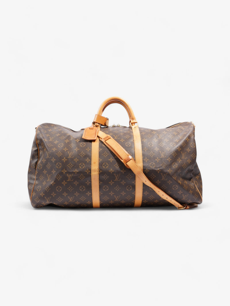  Louis Vuitton Keepall Bandouliere Monogram Coated Canvas 60