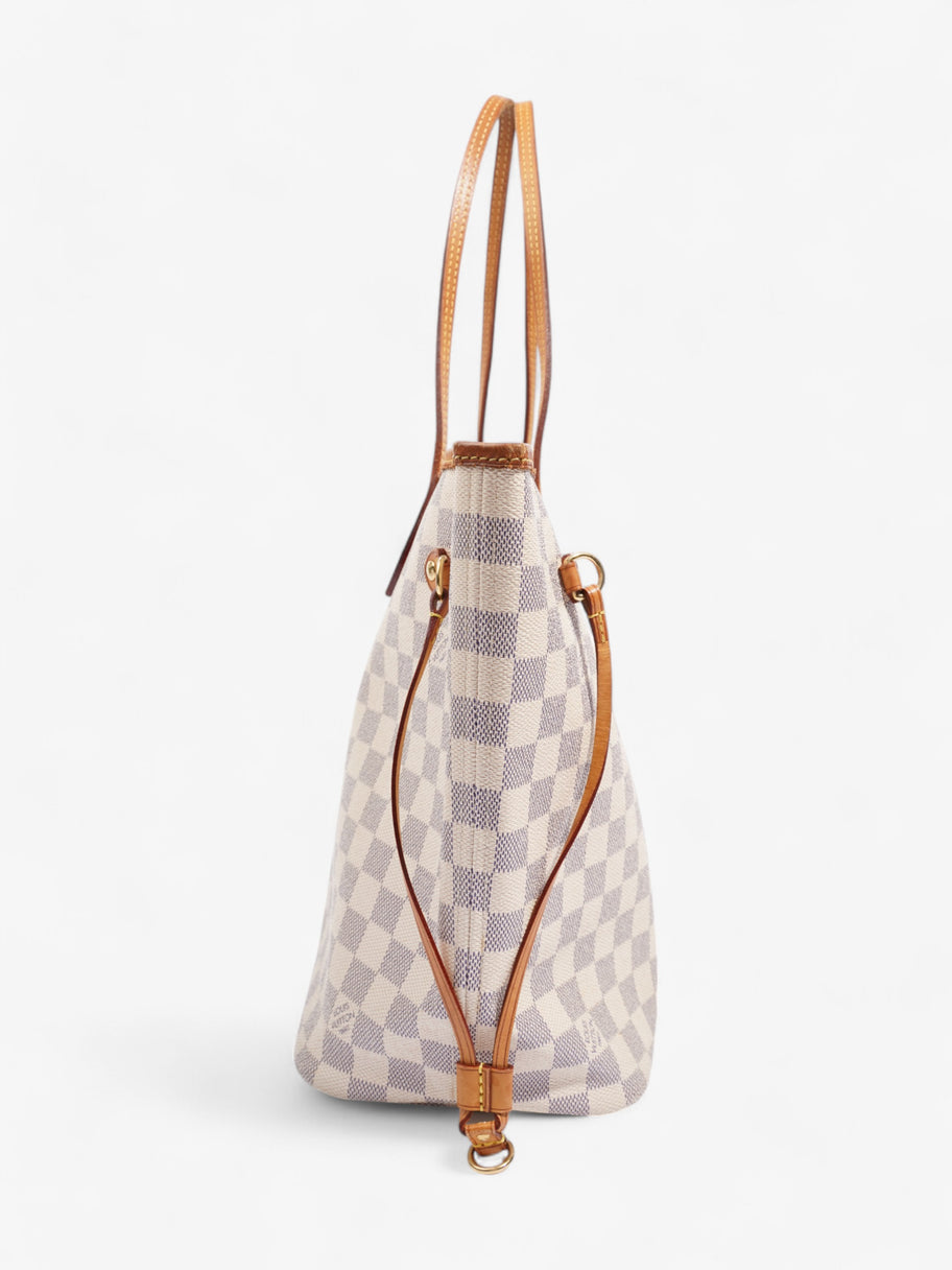 Louis Vuitton Neverfull Damier Azur Coated Canvas MM Image 3