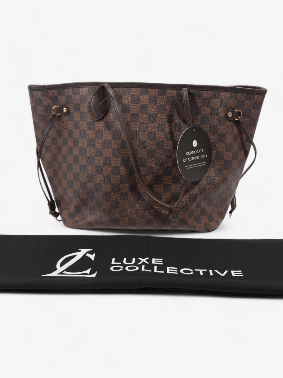 Louis Vuitton Neverfull Damier Ebene Coated Canvas MM Image 11