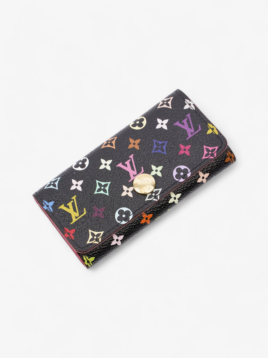 Louis Vuitton Murakami Multicles 4 Key Case Holder Black / Multicolour Coated Canvas Image 3