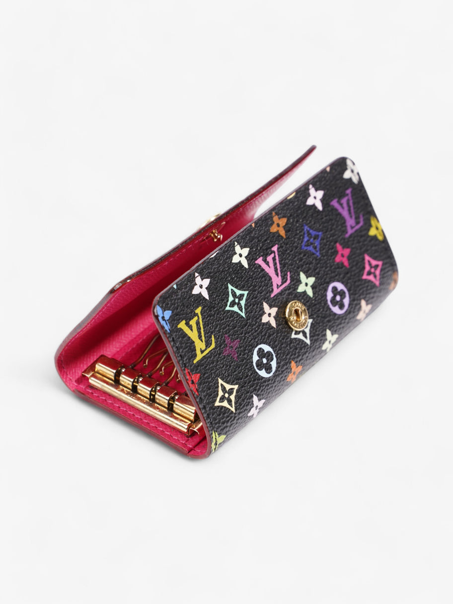 Louis Vuitton Murakami Multicles 4 Key Case Holder Black / Multicolour Coated Canvas Image 7