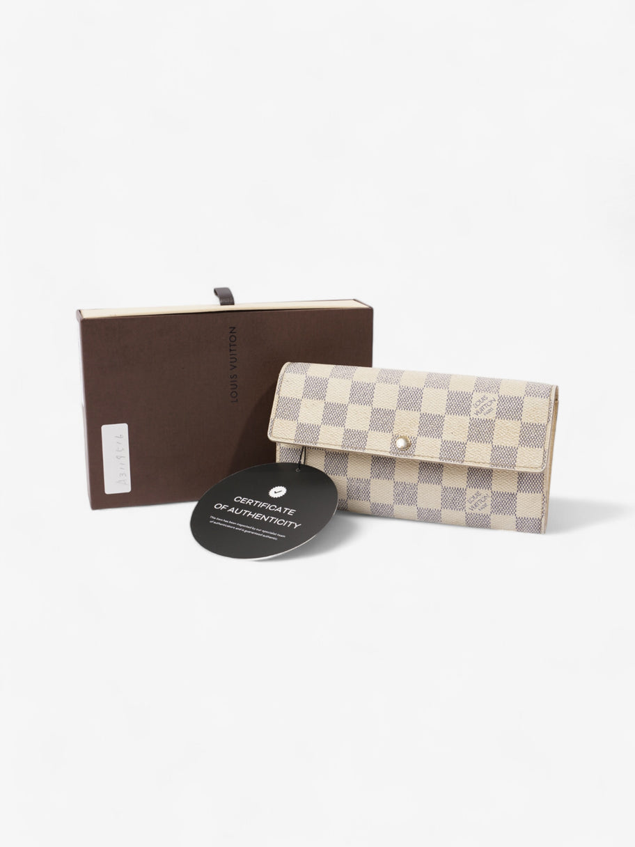 Louis Vuitton Sarah Wallet Damier Azur Coated Canvas Image 10