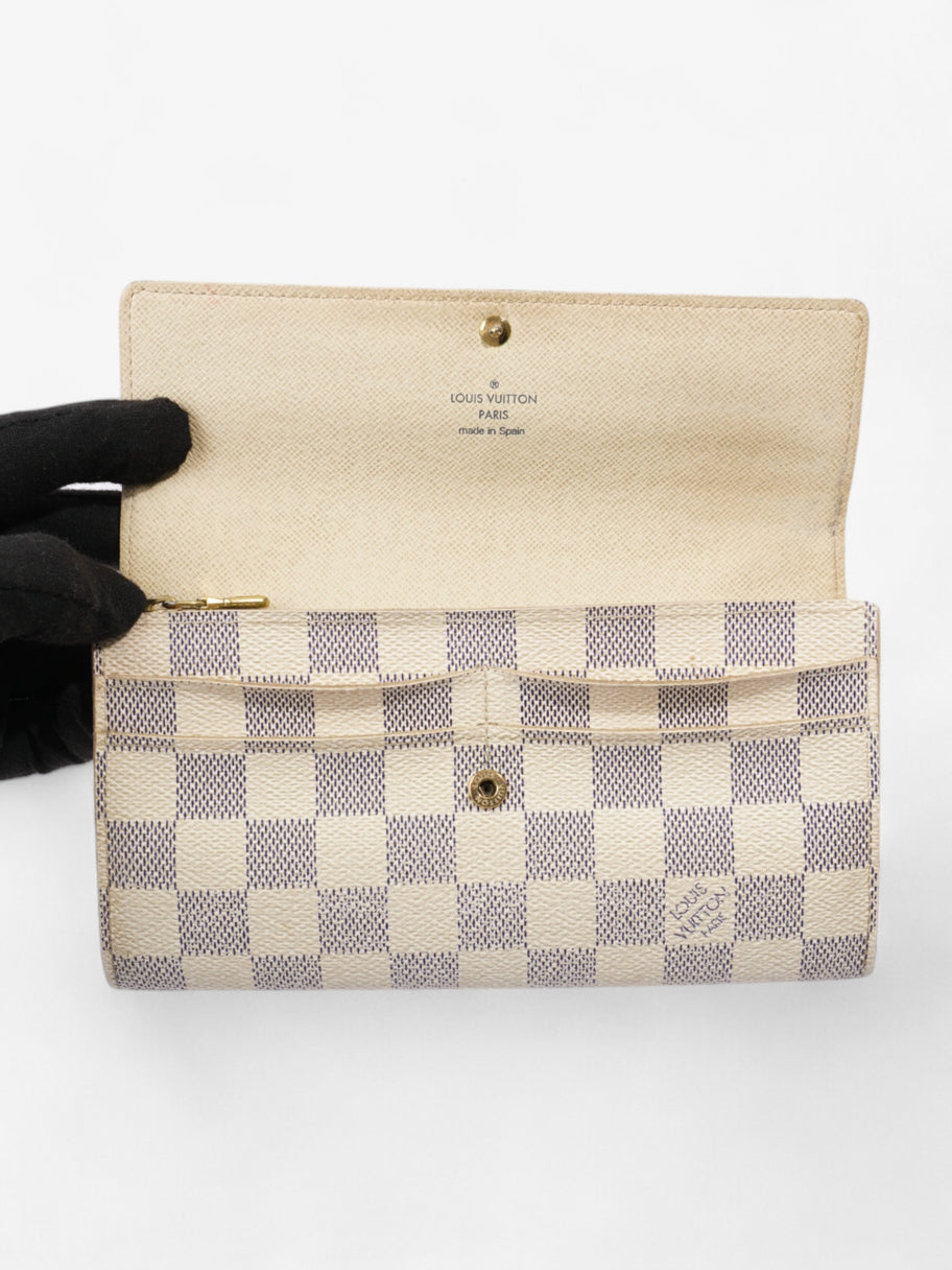 Louis Vuitton Sarah Wallet Damier Azur Coated Canvas Image 7