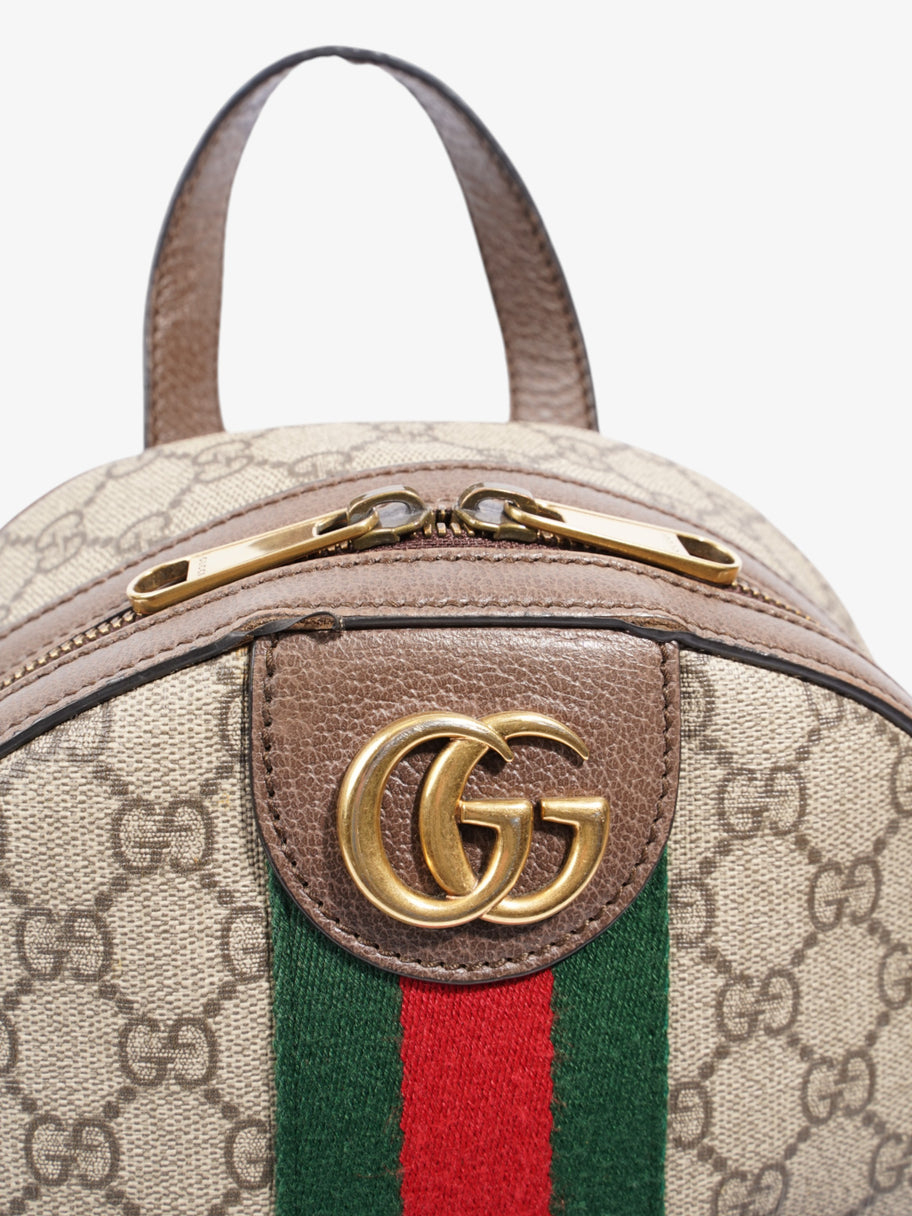 Gucci Ophidia Backpack Supreme / Green Coated Canvas Small Image 7