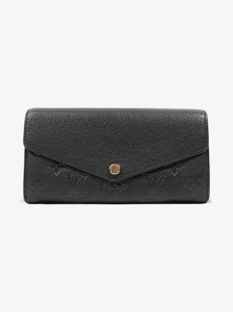  Louis Vuitton Sarah Wallet Black Empreinte Leather