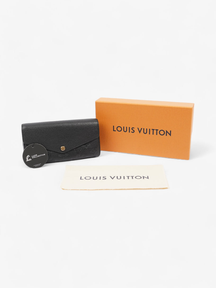 Louis Vuitton Sarah Wallet Black Empreinte Leather Image 14