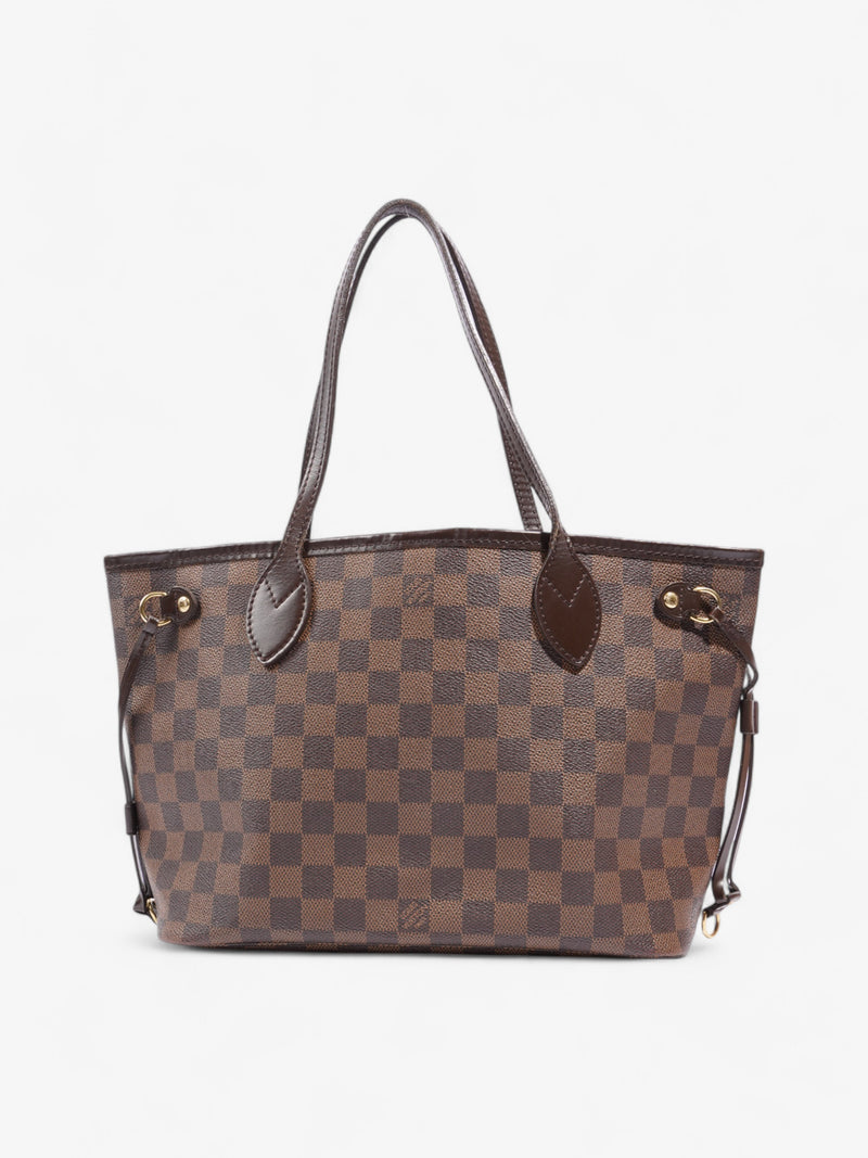  Louis Vuitton Neverfull Damier Ebene Coated Canvas PM