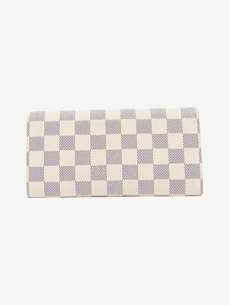  Louis Vuitton Emilie Wallet Damier Azur Coated Canvas