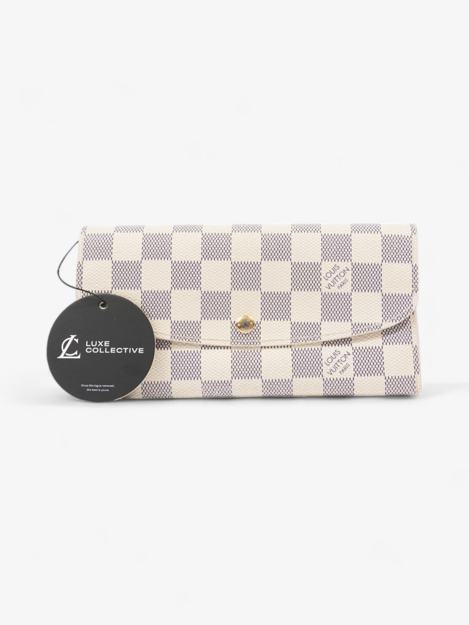 Louis Vuitton Emilie Wallet Damier Azur Coated Canvas Image 7