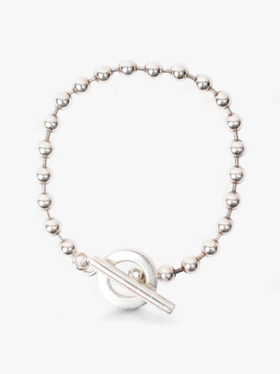 Gucci Ball Chain Bracelet Silver Silver Sterling 15cm Image 5