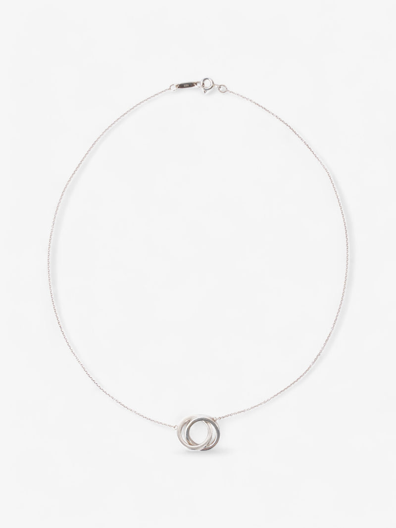  Tiffany and Co Interlocking Circle Necklace Silver Silver Sterling 41cm