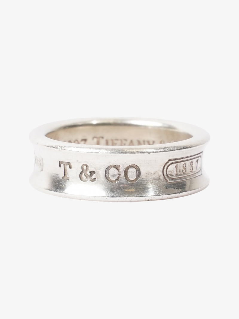  Tiffany and Co 1837 Narrow Ring Silver Silver Sterling 8 - 57mm