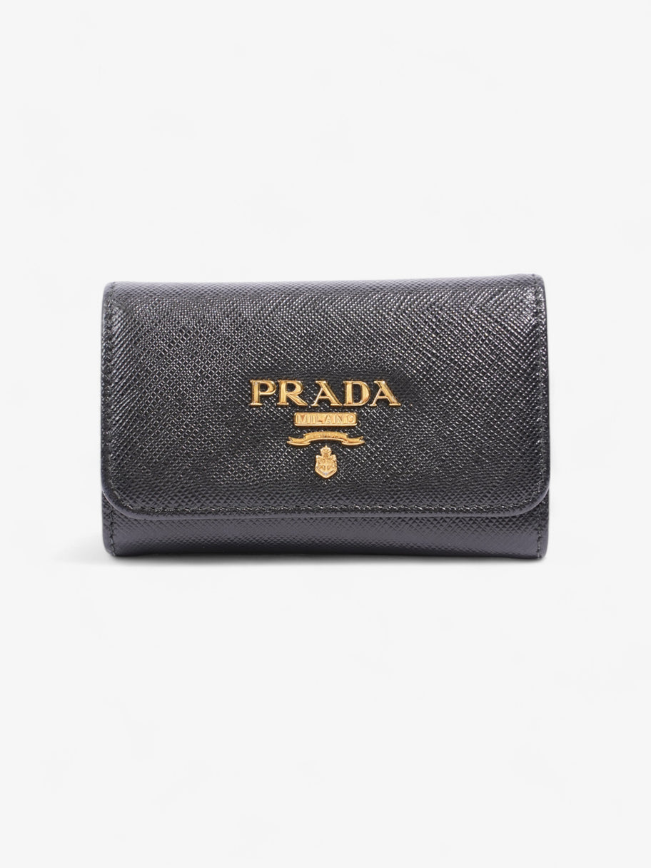 Prada Key Case Black Saffiano Leather Image 8