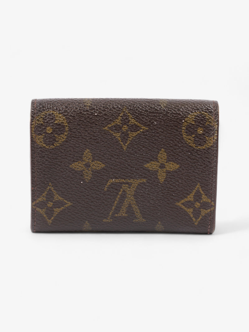  Louis Vuitton Porte Monnaie Plat Monogram Coated Canvas