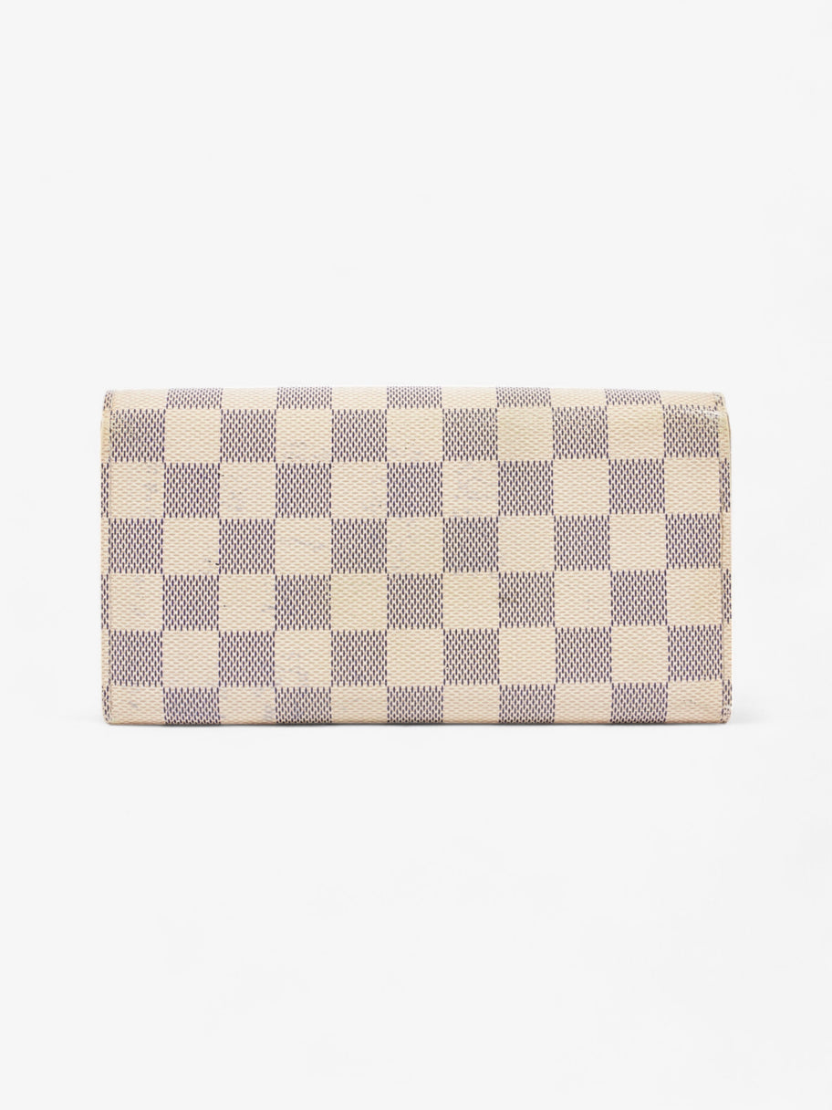 Louis Vuitton Porte Tresor Wallet Damier Azur Coated Canvas Image 2