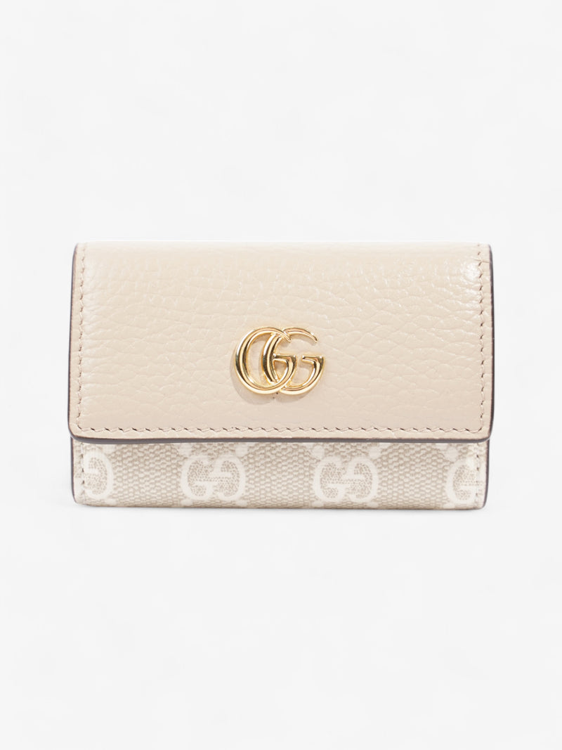  Gucci Key Case Beige Leather