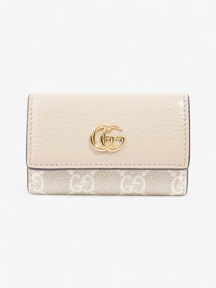 Gucci Key Case Beige Leather Image 1