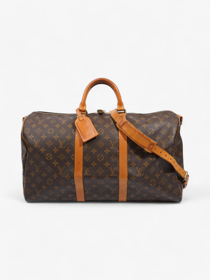  Louis Vuitton Keepall Bandouliere Monogram Coated Canvas 50