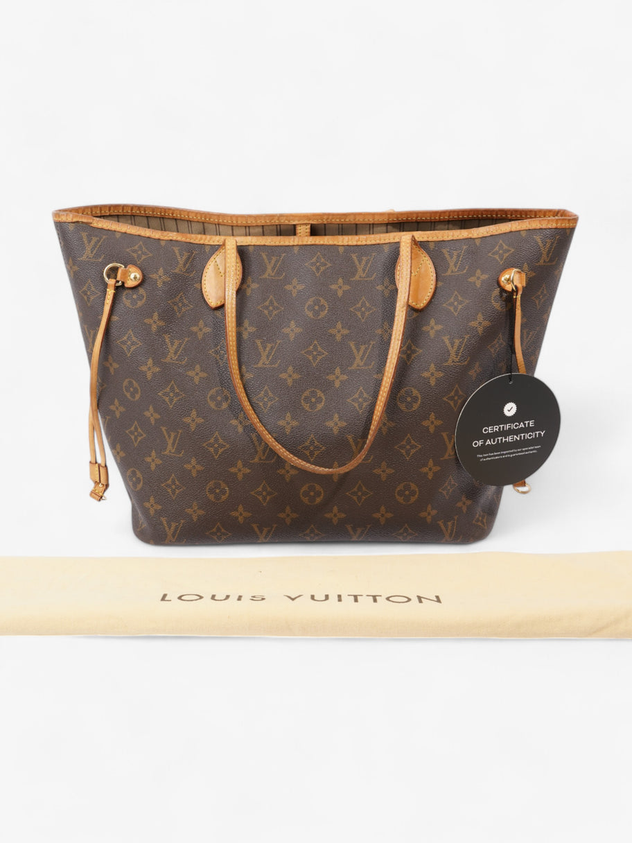 Louis Vuitton Neverfull Monogram Coated Canvas MM Image 9